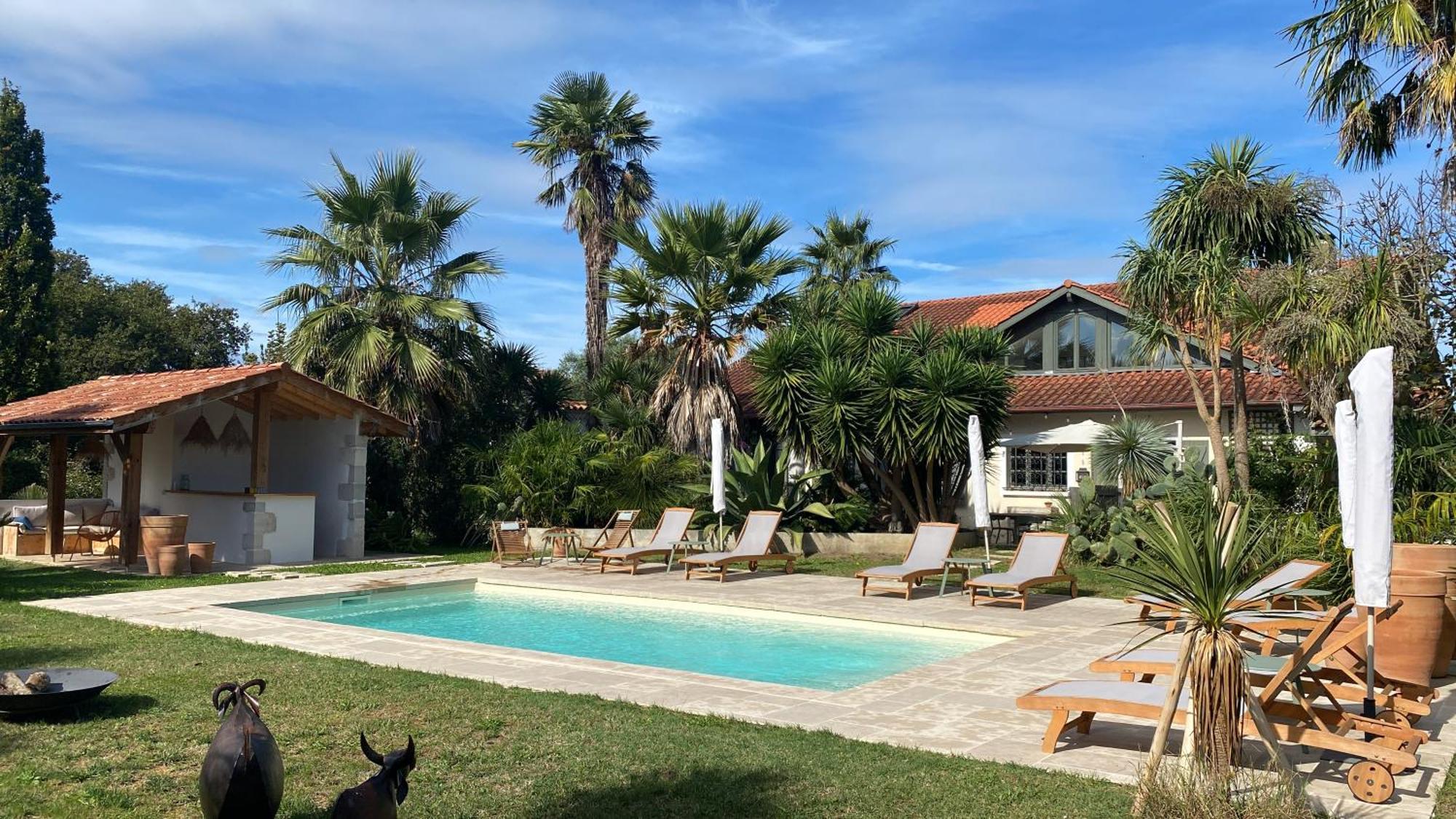 La Bastide De Guiche Entre Ocean Et Montagnes公寓 外观 照片